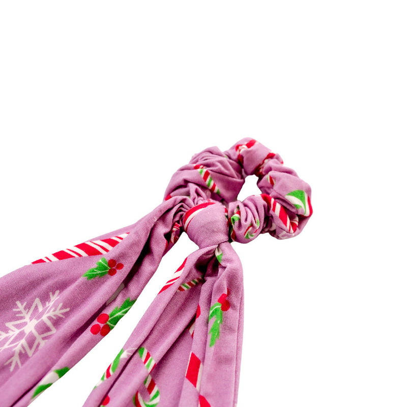 The one with the Candy Canes Scrunchy Scarf - Pure Bambinos