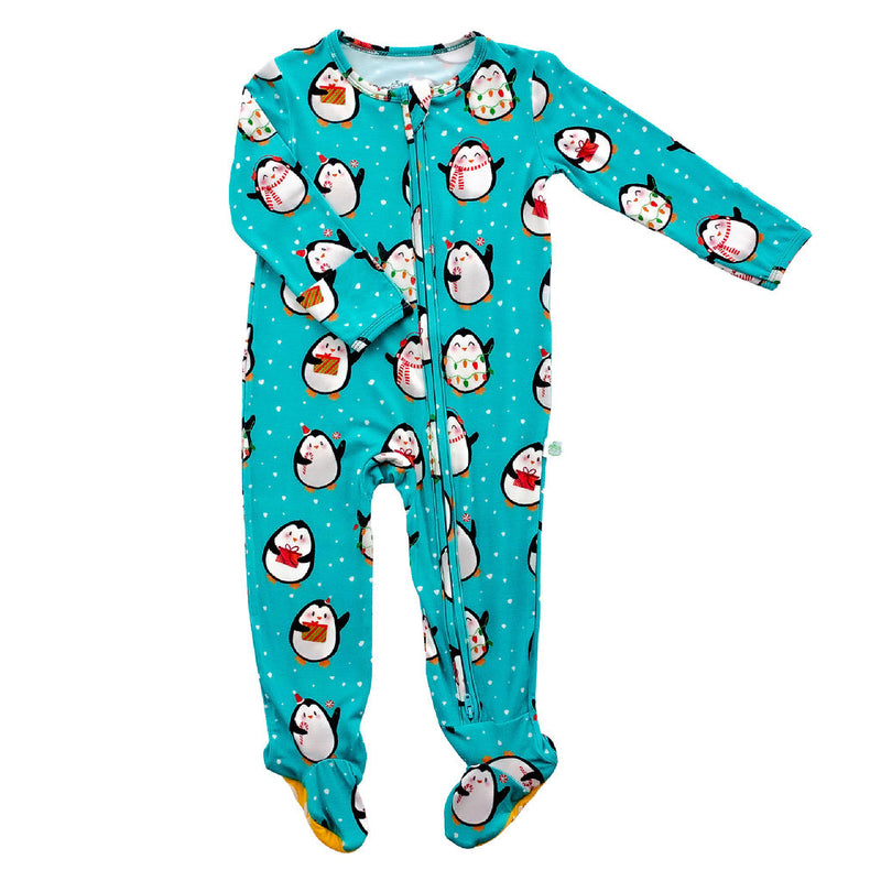 The one with the Jolly Penguins Footie - Pure Bambinos