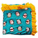 The one with the Jolly Penguins Nani Luxe Blanket - Pure Bambinos