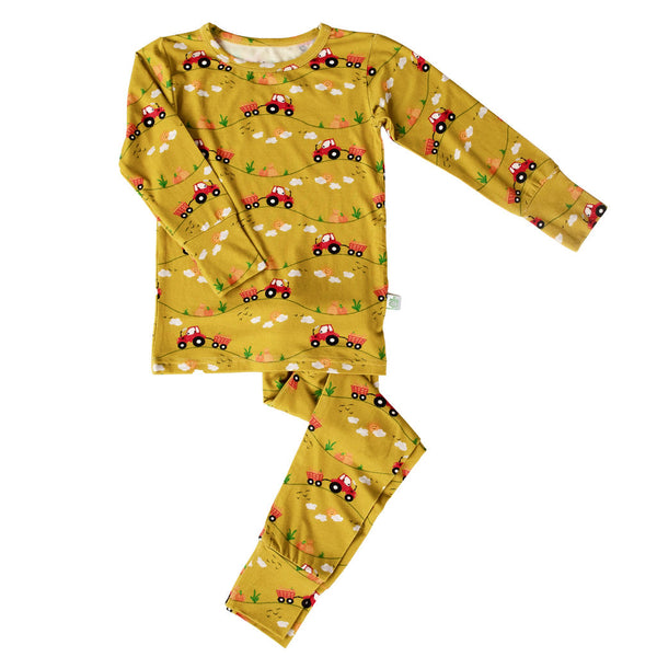 The one with the Tractor Pajama set - Pure Bambinos